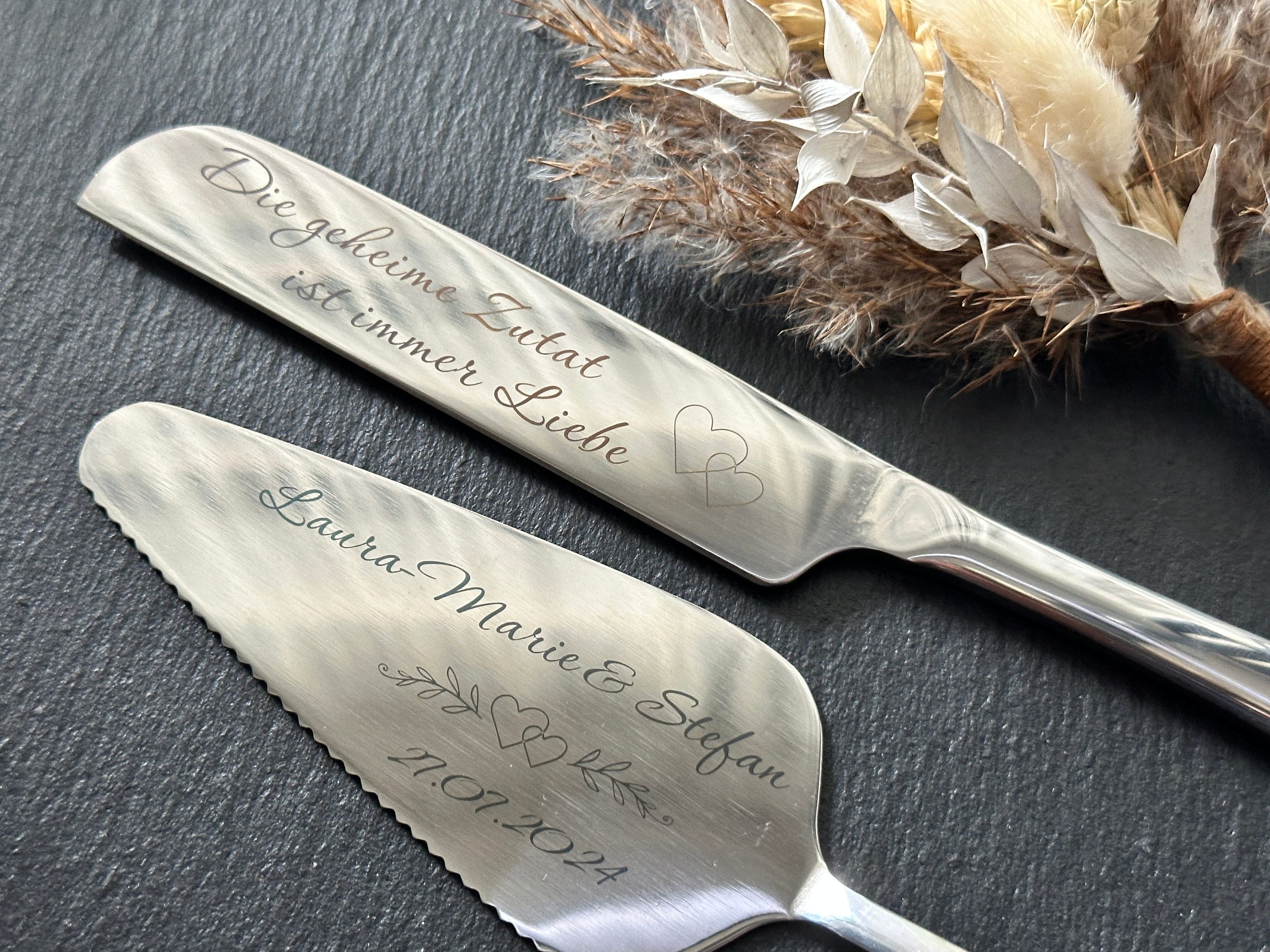 Tortenheber und Messer SET