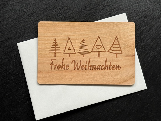 Frohe Weihnachten Bäume