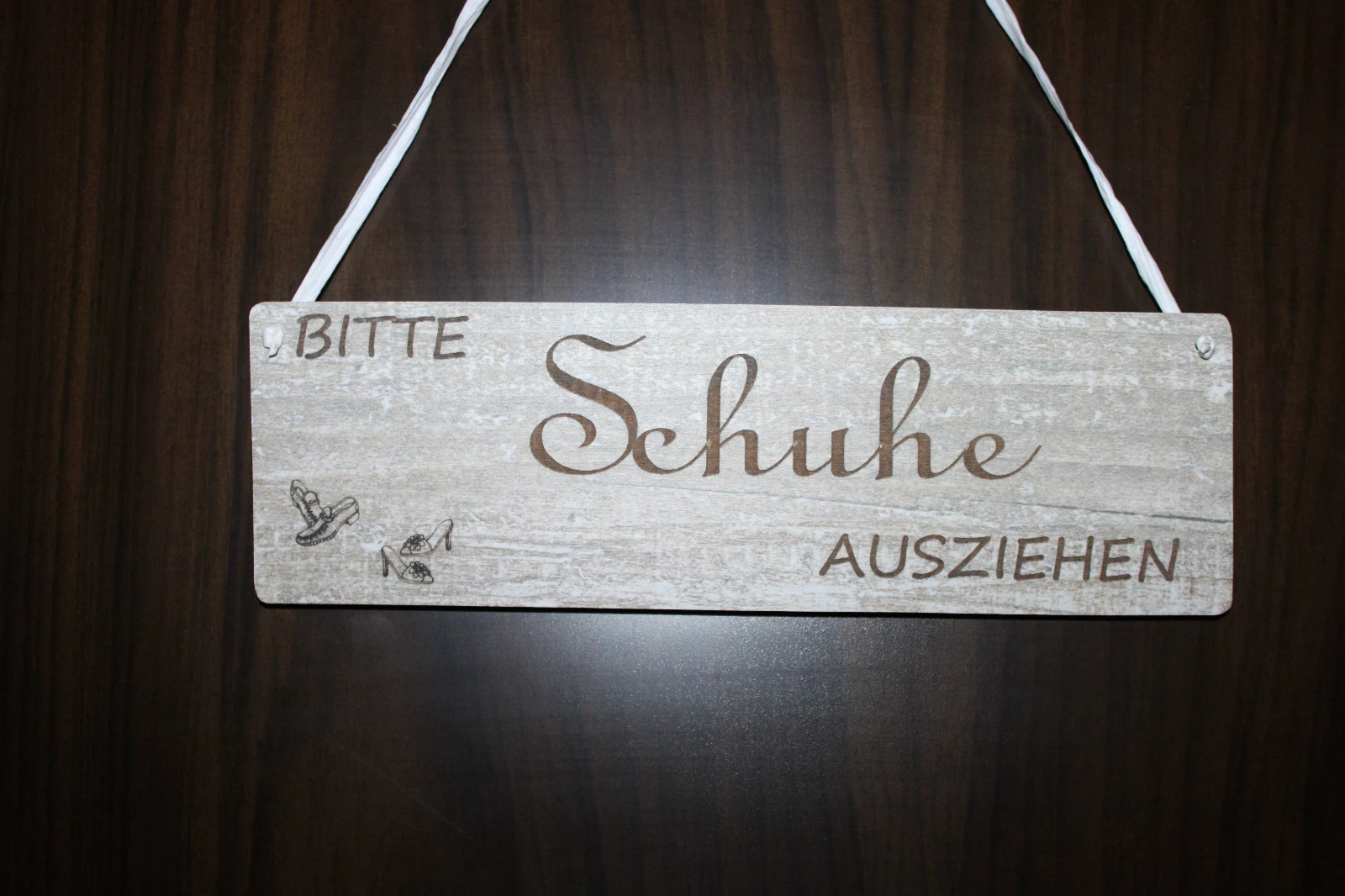 Schuhe ausziehen
