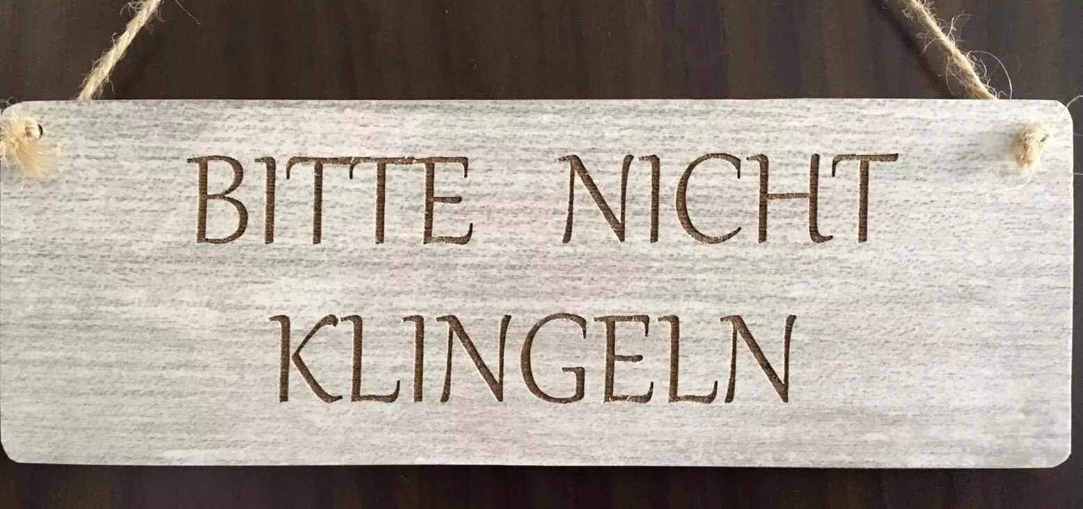 Nicht klingeln