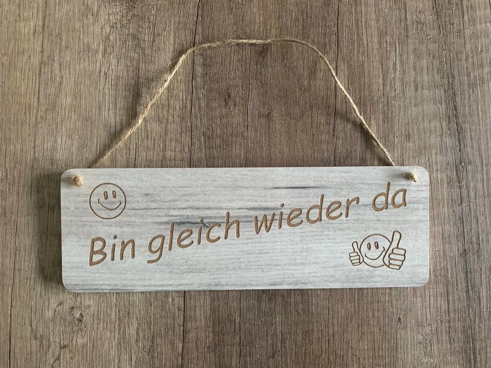 Gleich wieder da